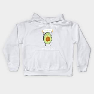 Motivational Avocado Kids Hoodie